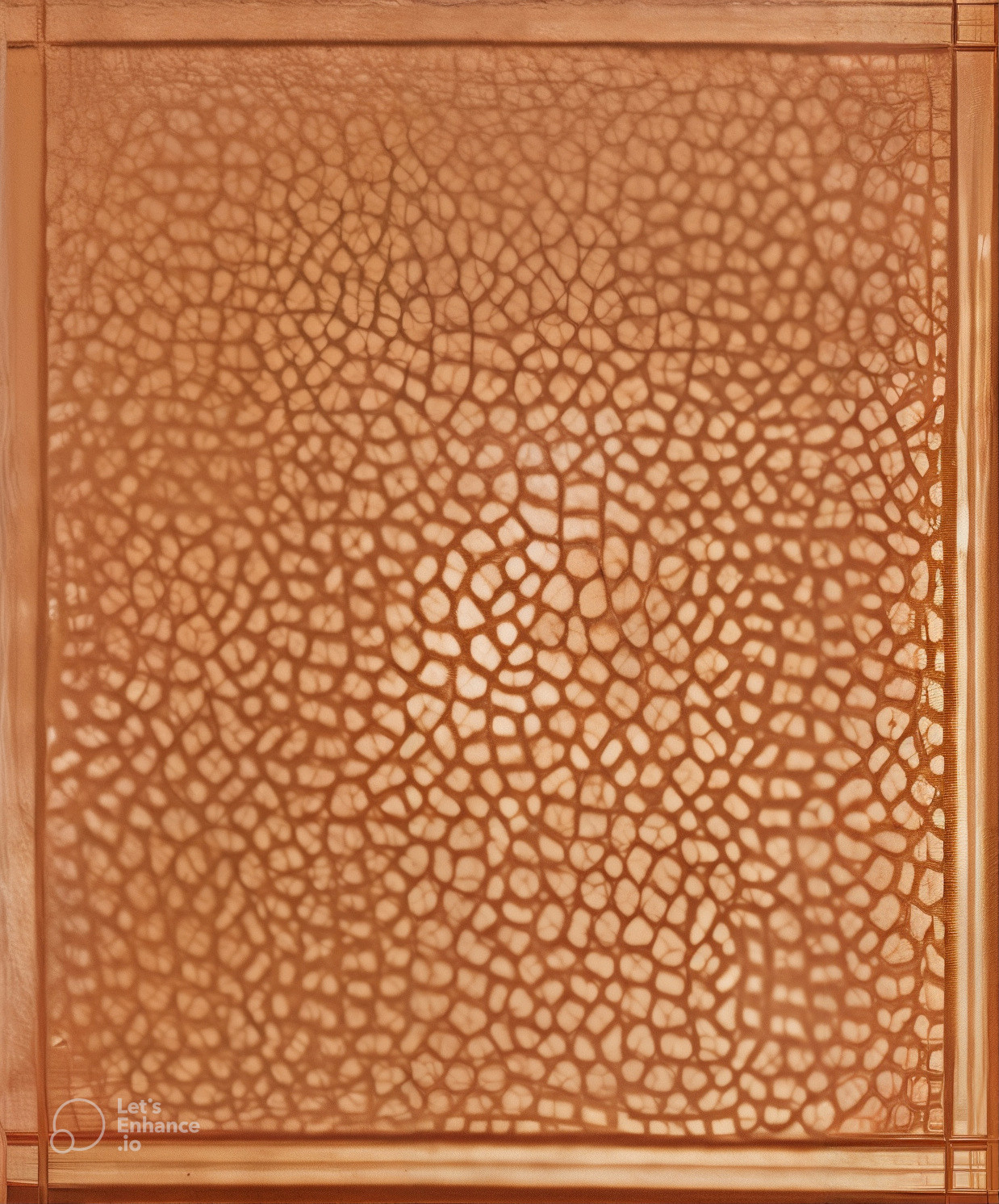 Snake Skin Pattern Mold with Frame